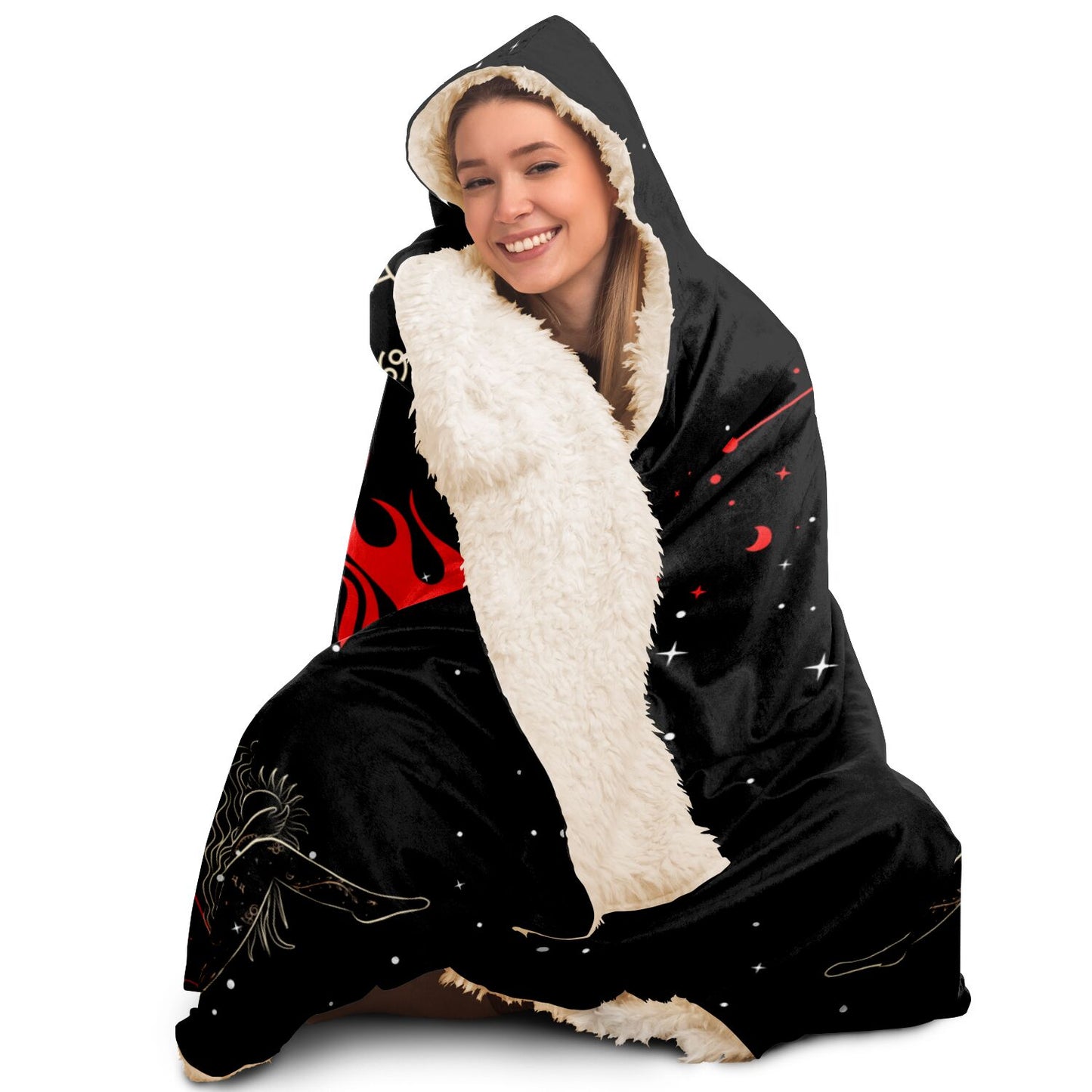 Aries Hooded Goddess Meditation Blanket