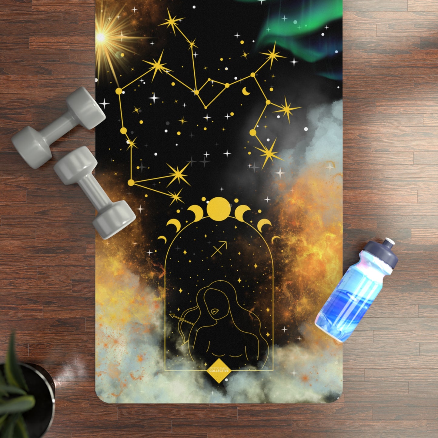 Sagittarius Cosmos Queen Premium Yoga Mat