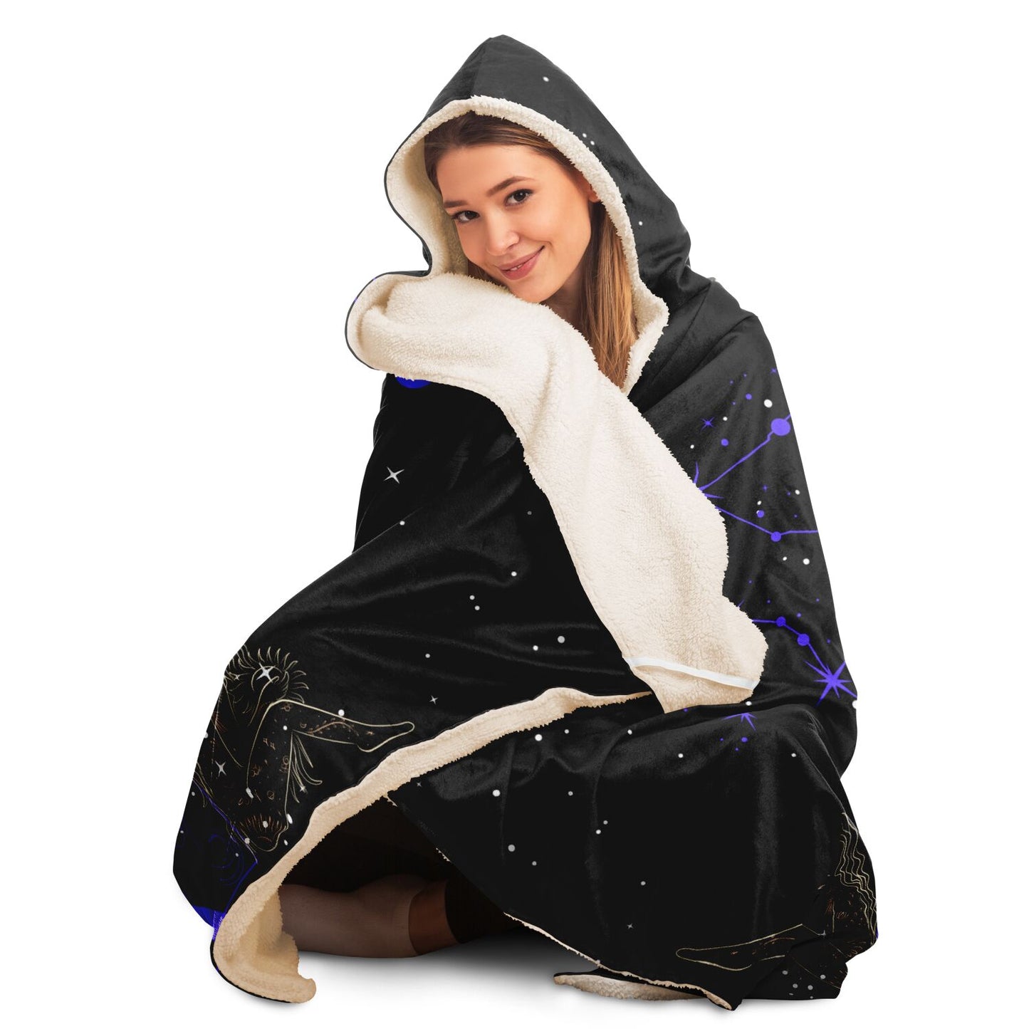 Aquarius Hooded Goddess Meditation Blanket