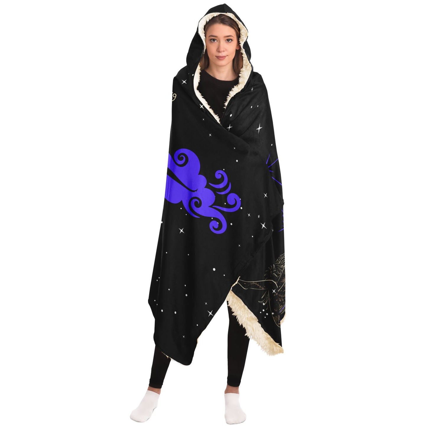 Aquarius Hooded Goddess Meditation Blanket