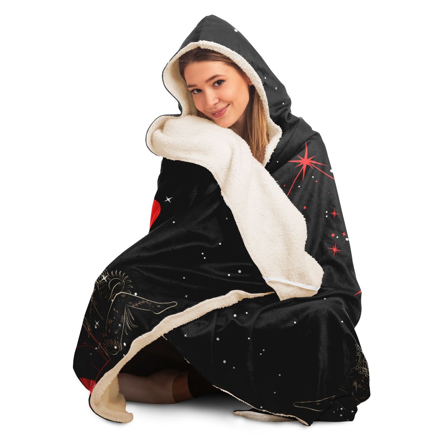 Aries Hooded Goddess Meditation Blanket