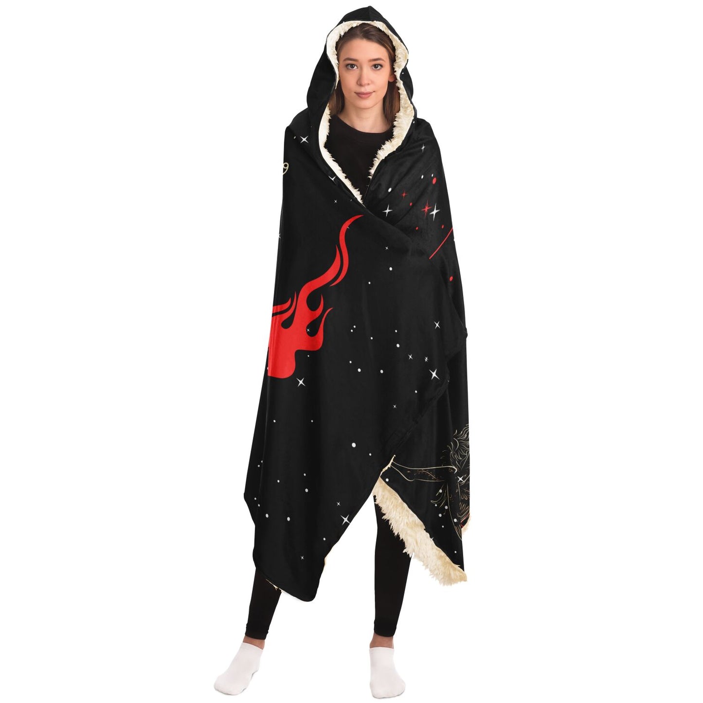 Aries Hooded Goddess Meditation Blanket