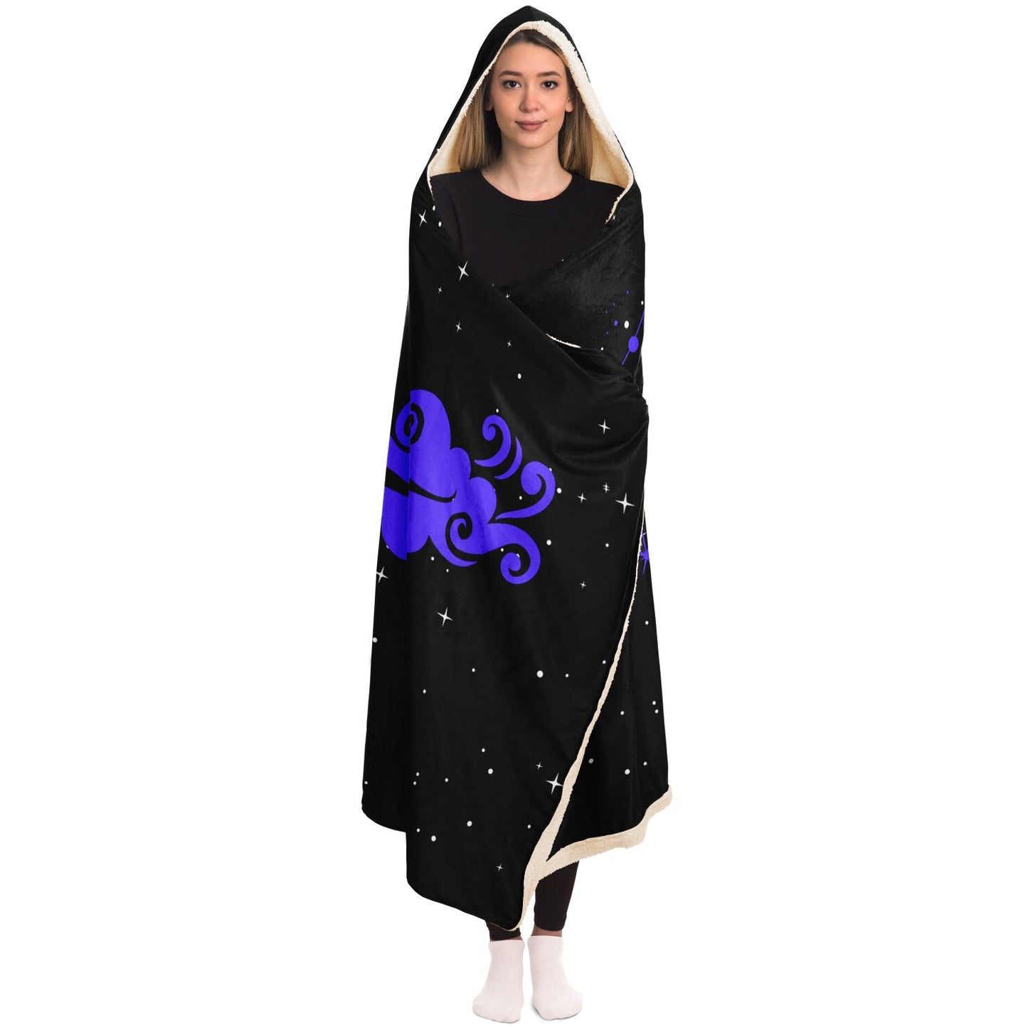 Aquarius Hooded Goddess Meditation Blanket