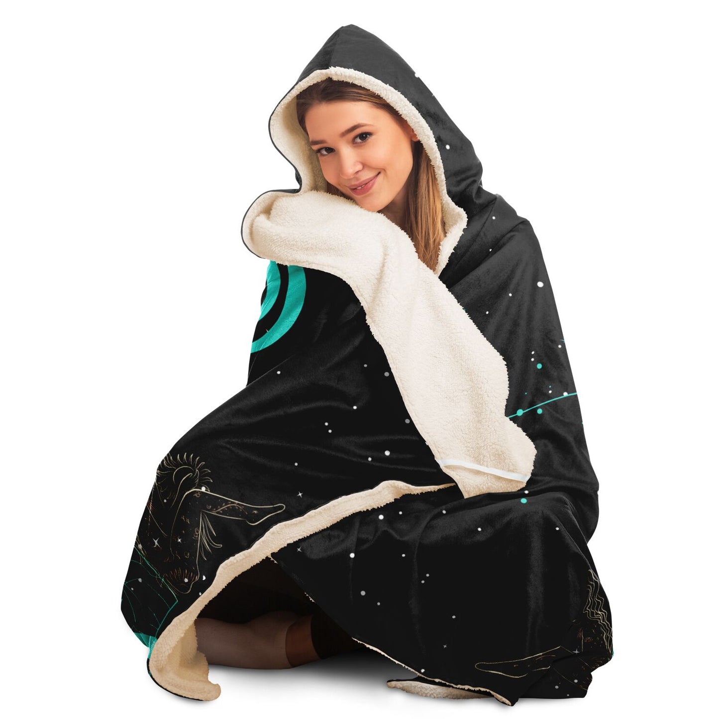 Pisces Hooded Goddess Meditation Blanket