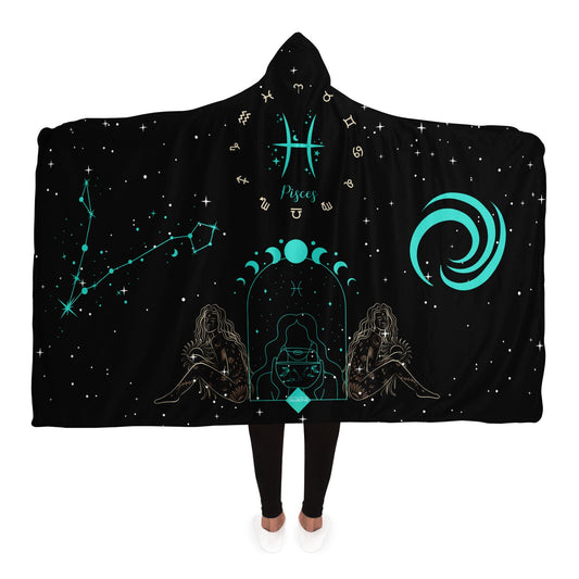 Pisces Hooded Goddess Meditation Blanket