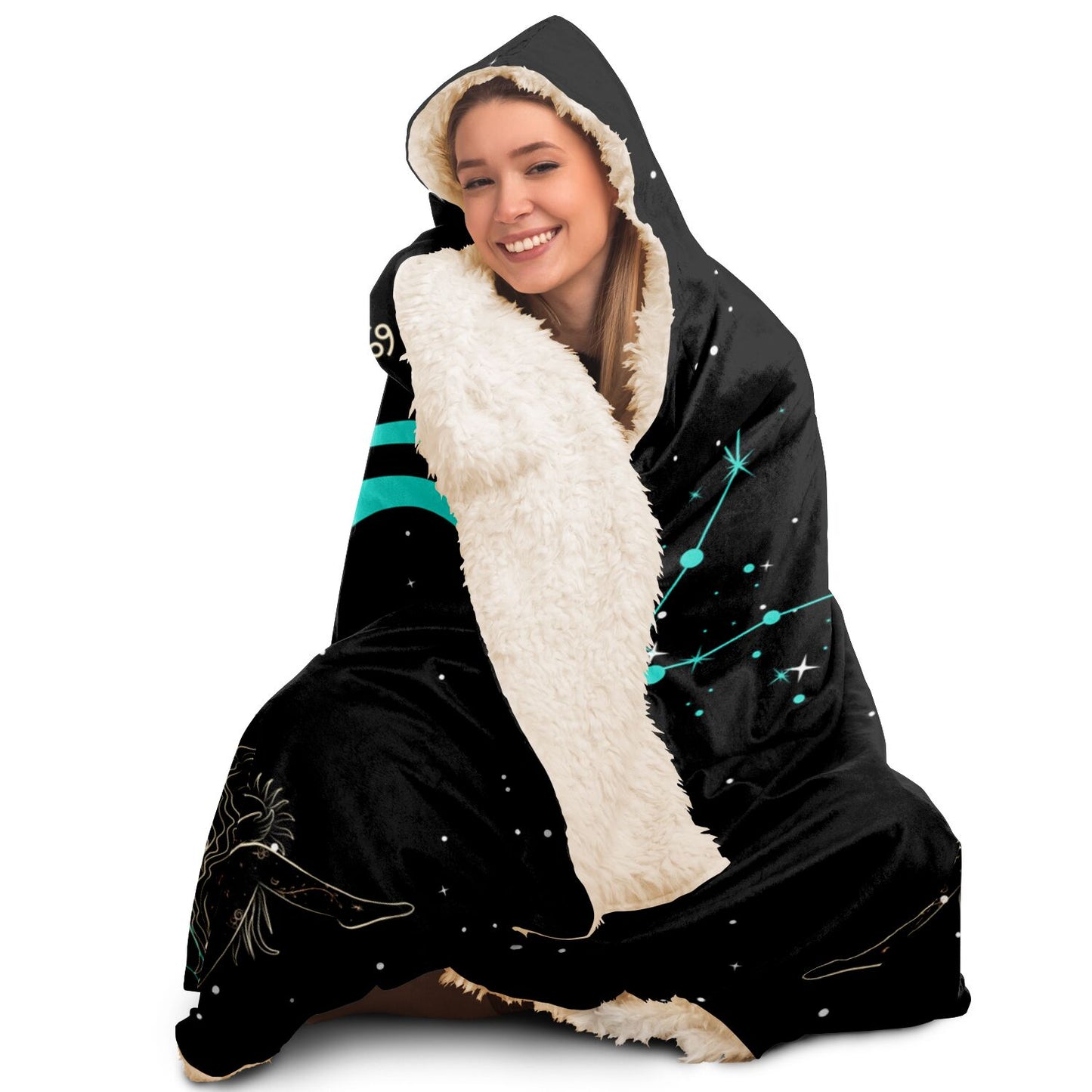 Pisces Hooded Goddess Meditation Blanket