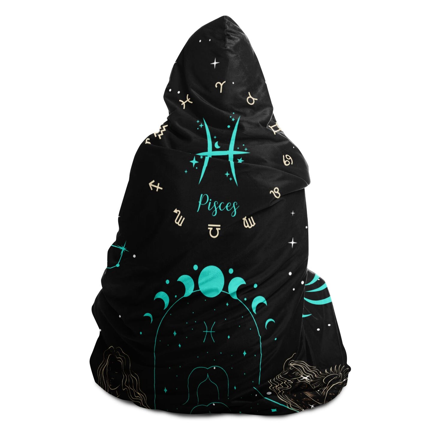 Pisces Hooded Goddess Meditation Blanket