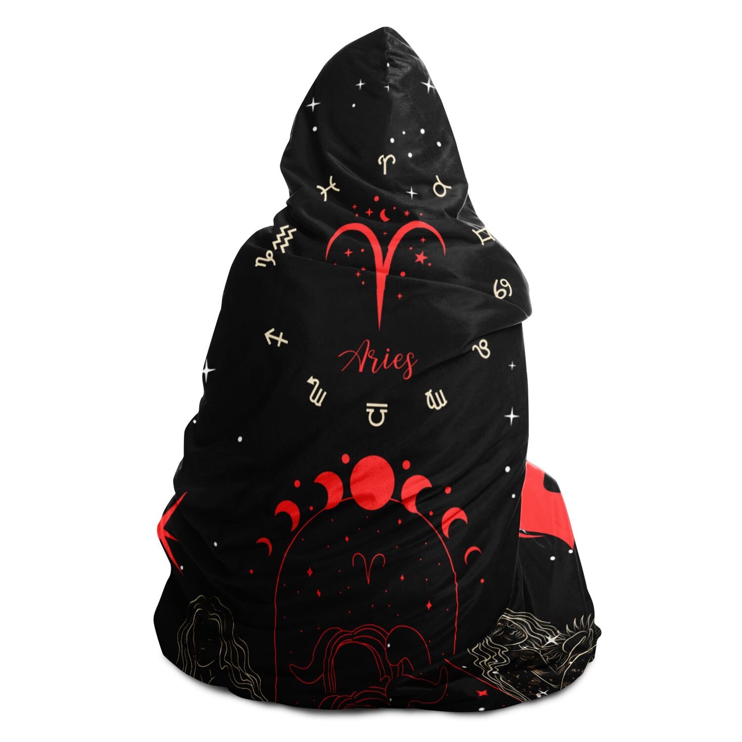 Aries Hooded Goddess Meditation Blanket