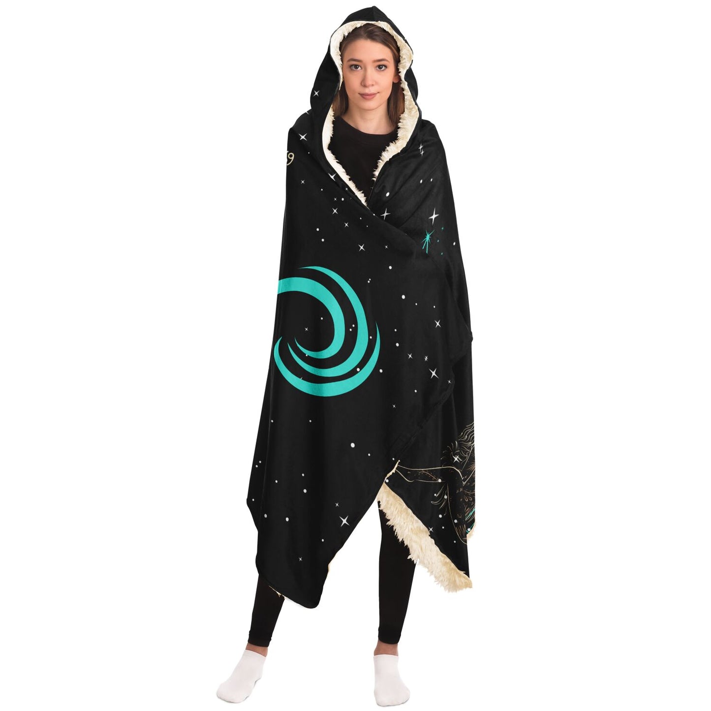 Pisces Hooded Goddess Meditation Blanket